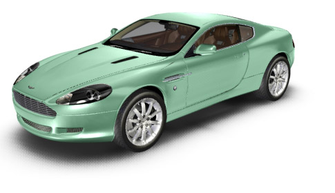 Alle kleuren van de regenboog: Aston Martin DB9