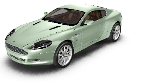 Alle kleuren van de regenboog: Aston Martin DB9