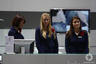 Propere dames van de Brusselse Autosalon 2010