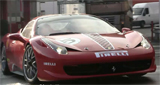 Filmpje: Ferrari 458 Challenge schudt Maranello wakker