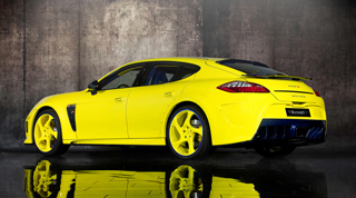 Tweety vindt Mansory ook leuk: knalgele Porsche Panamera Mansory