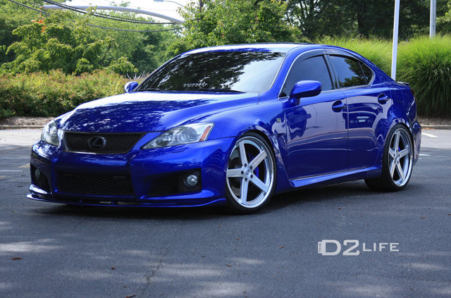 Blauwe bruut: Lexus IS-F volgens D2Forged