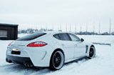 Sneeuwschuiver van EDO Competition: Porsche Panamera Turbo Moby Dick 