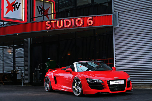 Rode duivel van Sport Wheels: Audi R8 V10 Spyder