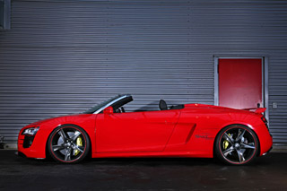 Rode duivel van Sport Wheels: Audi R8 V10 Spyder