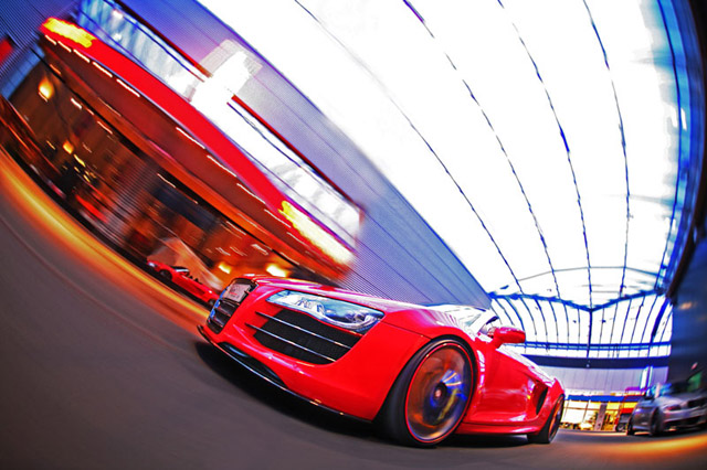 Rode duivel van Sport Wheels: Audi R8 V10 Spyder