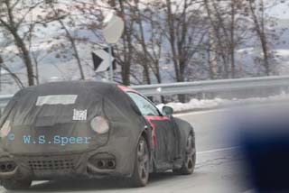 Spyshots en rendering: Ferrari 612 Scaglietti opvolger