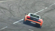 Filmpje: lekker driften met een Lamborghini Gallardo LP560-4 Bicolore