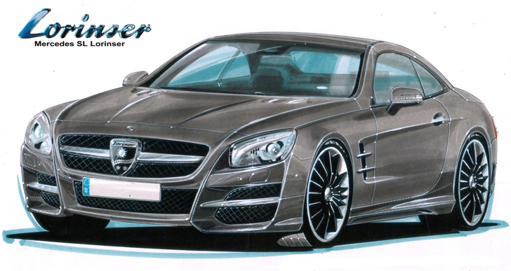 Lorinser werkt aan bodykit voor nieuwe Mercedes-Benz SL-Klasse