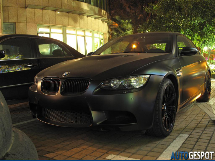 Primeur gespot: BMW M3 E92 Coupé Matte Edition