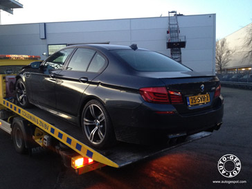 BMW M5 F10 Crash Den Haag