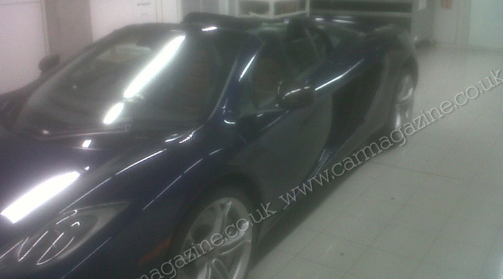 Gesnapt: McLaren MP4-12C Spider!