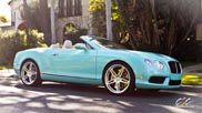 Une Bentley Continental GTC V8 aux couleurs estivales