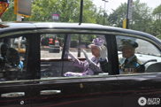 Königliche Fahrt: Queen Elizabeth II in London gespottet