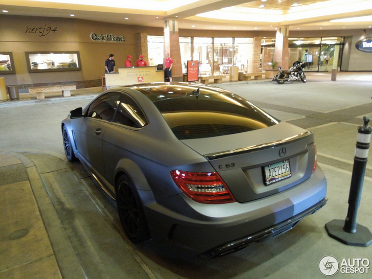 Matte grey, great colour for the Mercedes-Benz C 63 Coupe Black Series