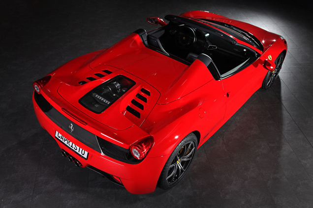 Capristo fait réapparaître le moteur de la Ferrari 458 Spider