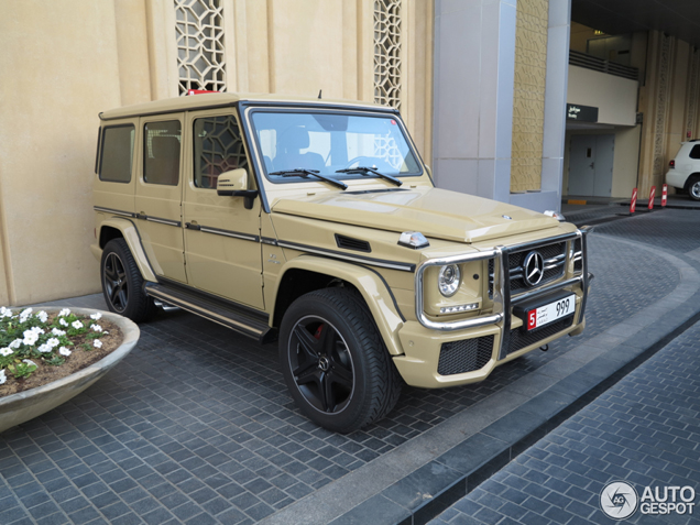 Woestijnkleur maakt de Mercedes-Benz G 63 AMG chic