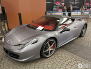 Une nouvelle sorte de pellicule sur cette Ferrari 458 Italia