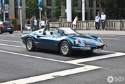 Avvistata una Ferrari Dino 246 GTS in Blu Tour de France