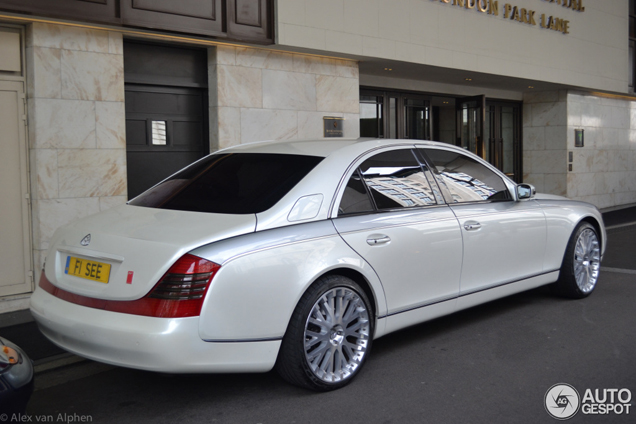 Goede finishing touch gegeven: Maybach 57 door Project Kahn