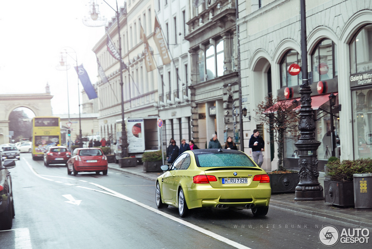 Une BMW M3 d’une couleur très exceptionnelle