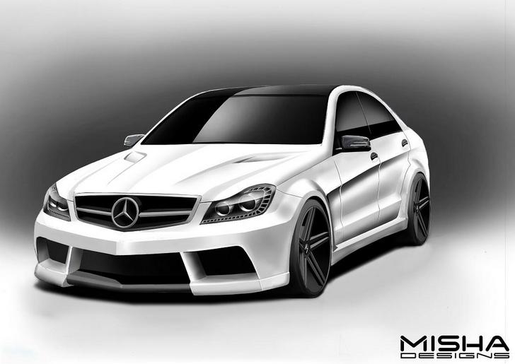Mercedes-Benz Misha C AMG Widebodykit verschijnt op het internet