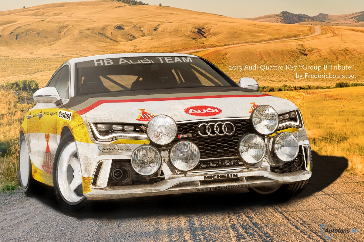 Rendering: Audi Quattro RS7 Group B