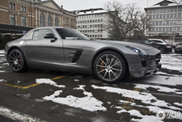 Erster Mercedes-Benz SLS AMG GT in Zürich gespottet