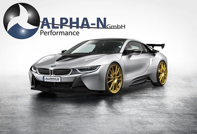 BMW i8 krijgt extra spoilers van ALPHA-N Performance 