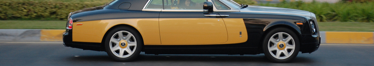 Reperat: Unic Rolls-Royce Phantom Coupe Baniyas Gold & Baniyas Black