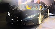 Doua fotografii ale prezentarii secrete Lamborghini Huracan !