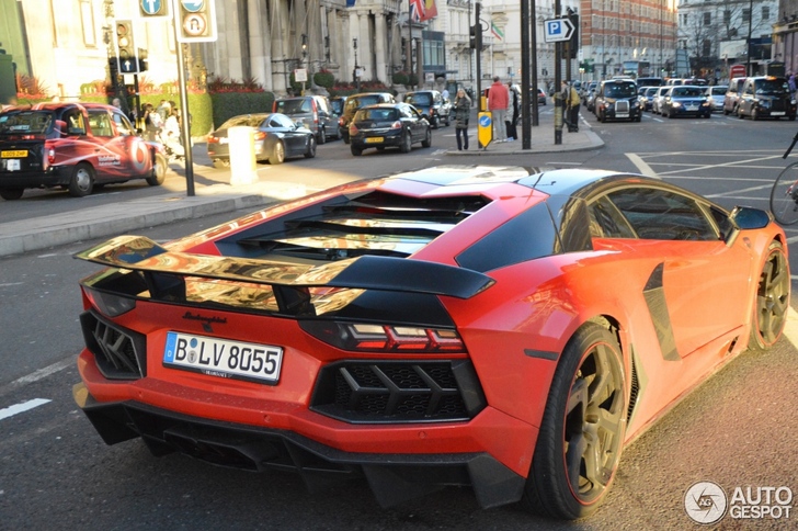 Eerste Lamborghini Mansory Aventador LP700-4 in Europa gespot