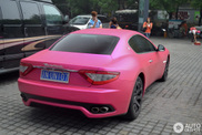 Pink Maserati GranTurismo shows off in Beijing