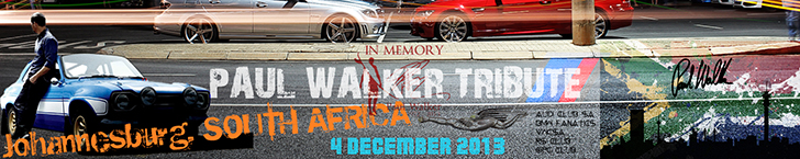 Evento: Tributo a Paul Walker a Johannesburg