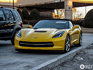 First Corvette Stingray Convertible is spotted