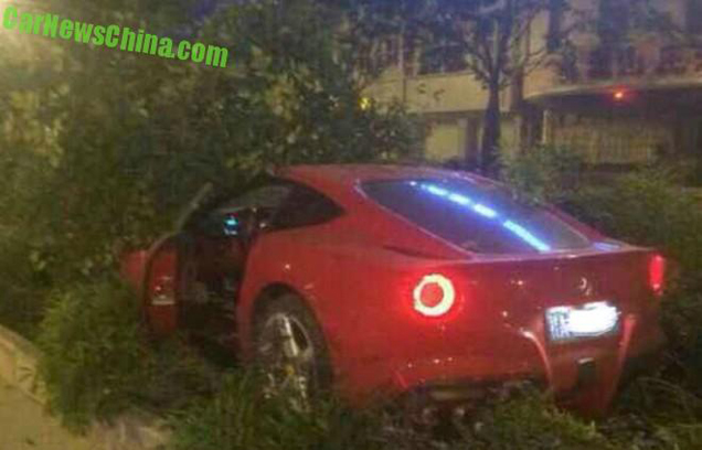 Wederom crash met supercar in China