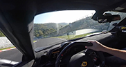 Ferrari 458 Speciale floors the pedal on the Ring