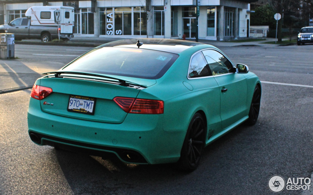 Emerald-groene Audi RS5 is uniek in z'n soort