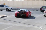 Red and black Veyron smiles for the camera in Doha