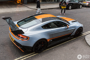 Aston Martin Vantage GT12 in the center of London