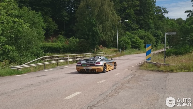 Almost all copies of the Koenigsegg One:1 are spotted