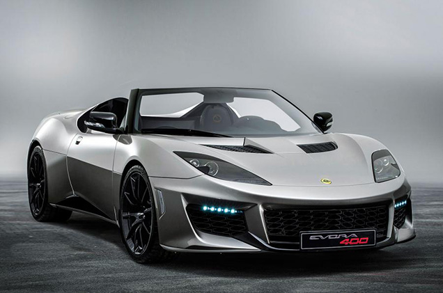 Lotus Evora 400 nu ook als Roadster