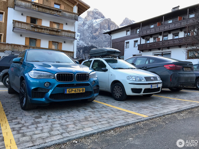 Spotwaardig op wintersport: BMW X6 M