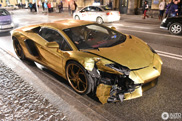This is a bad start of the new year for this Lamborghini