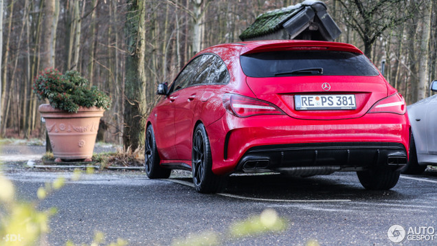 Vernieuwde Mercedes-Benz CLA 45 AMG Shooting Brake schittert