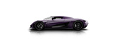 Paarse Koenigsegg Regera is ode aan Prince