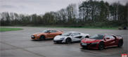Movie: McLaren versus two Japanese icons in a drag race