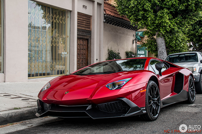 Spot of the Day USA: Aventador 50° Anniversario in Beverly Hills