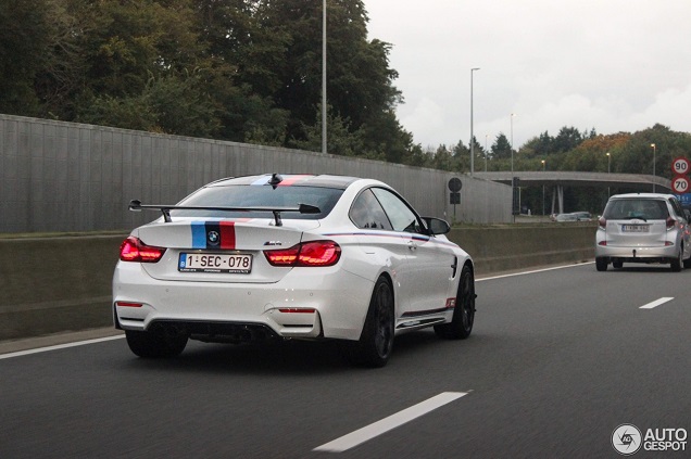 BMW M4 DTM Champion Edition gespot op Belgische snelweg
