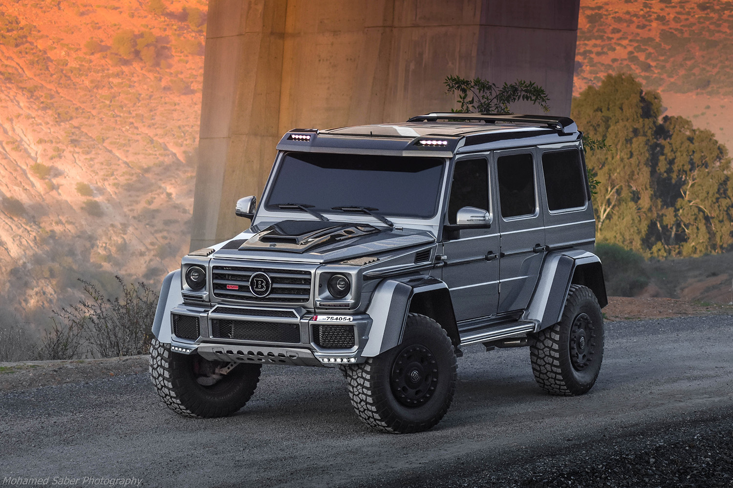 Photoshoot: Brabus G500 4x4² vanuit Qatar naar Marokko